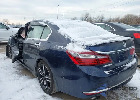2016 Honda Accord Sport from USA, damaged, VIN 1HGCR2F54GA059852
